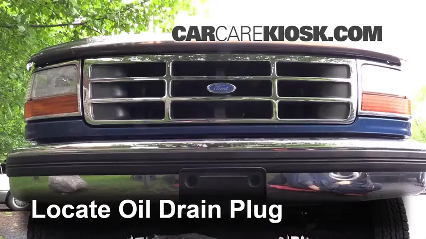 1995 Ford F-250 XL 7.5L V8 Standard Cab Pickup (2 Door) Oil Change Oil and Oil Filter